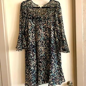 Paper crown (anthropologie) dress